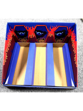Daddy Bears Blind Coffin Series 4, Flames Red & Blue Display Box (Box Only)